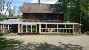 Polycarbonate Deck Roof